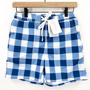 Wildling Well Dressed Wolf Vintage Buffalo Check Swim Trunks Board Shorts